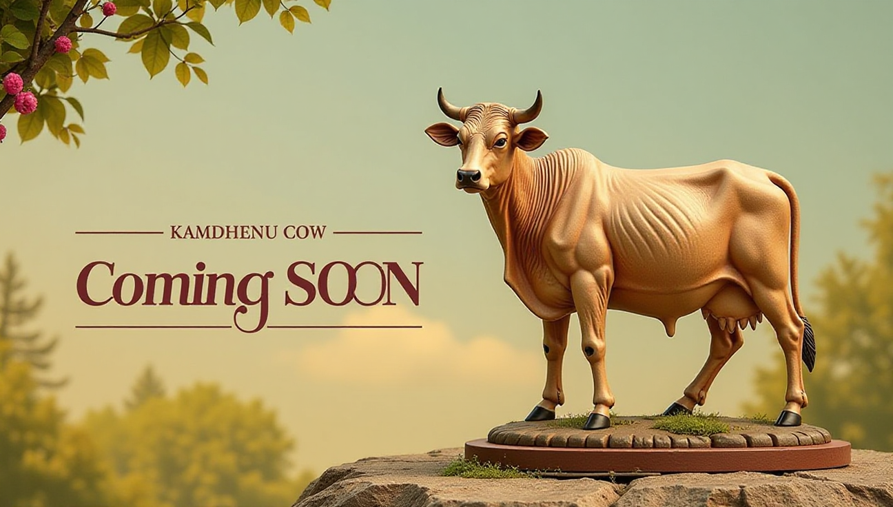 kamdhenu cow statue